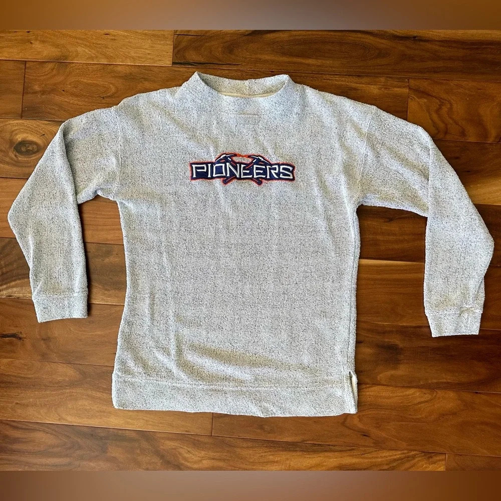 League UW-Platteville Pioneers Short Neck Turtleneck Sweatshirt size Small